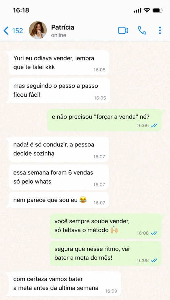 Depoimento de aluno do Conversa que Vende